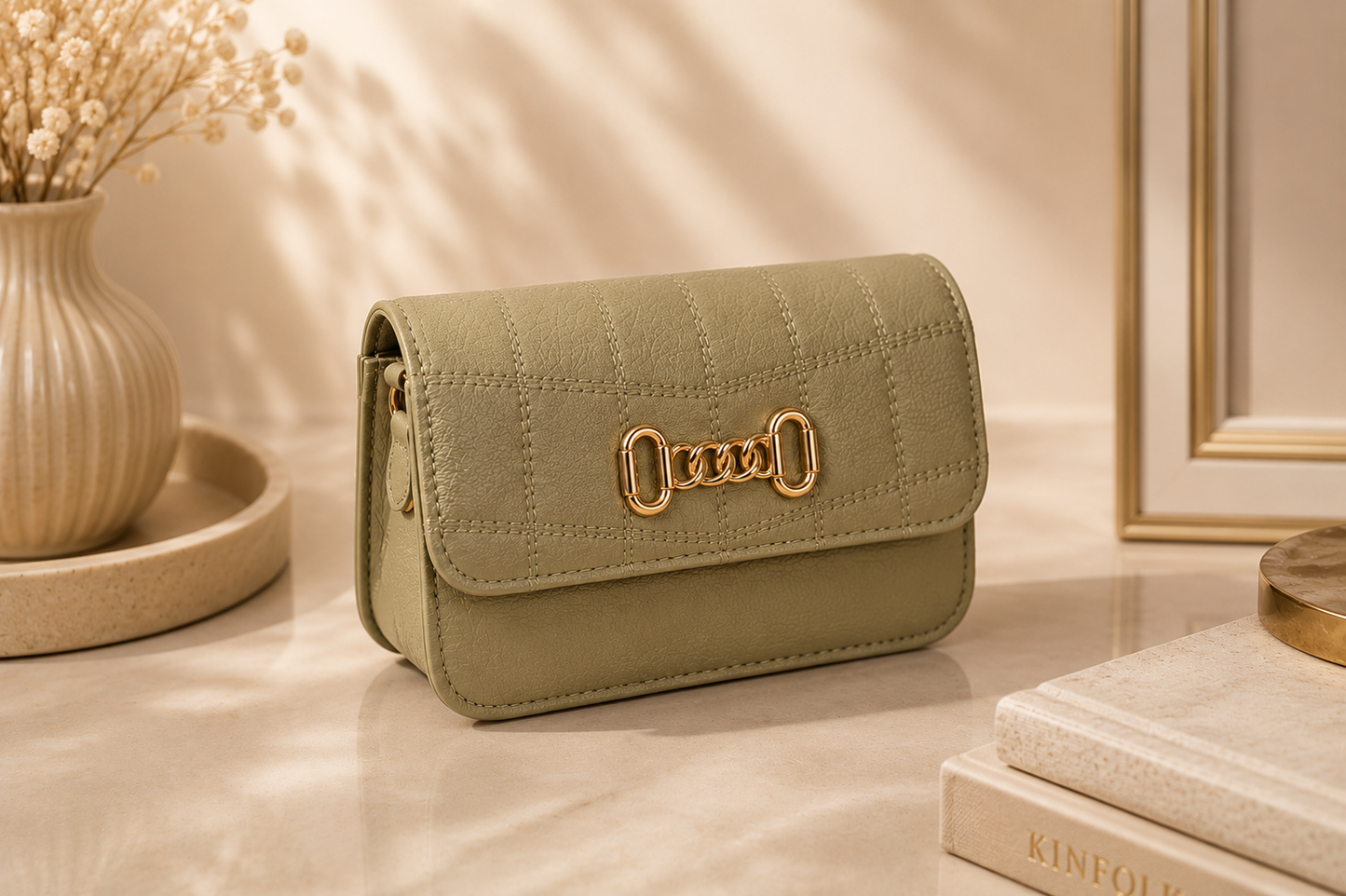 Chic Quilted Shoulder Bag – Available in 5 Colors