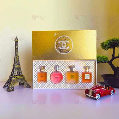 Luxury Women's Perfume Gift Set – 4-Piece Mini Eau De Parfum Collection | Long Lasting Fragrance