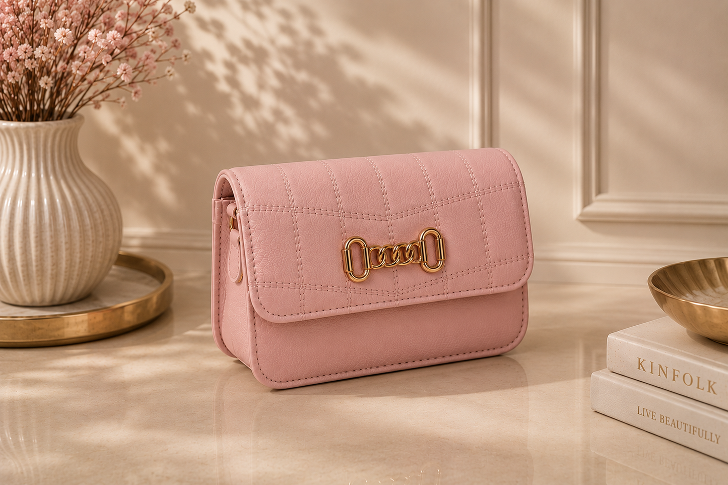 Chic Quilted Shoulder Bag – Available in 5 Colors